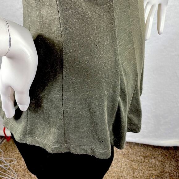 Anthropologie All-Seasons Top- The First Flight Tank By Deletta. XS Loden Green - Picture 11 of 12